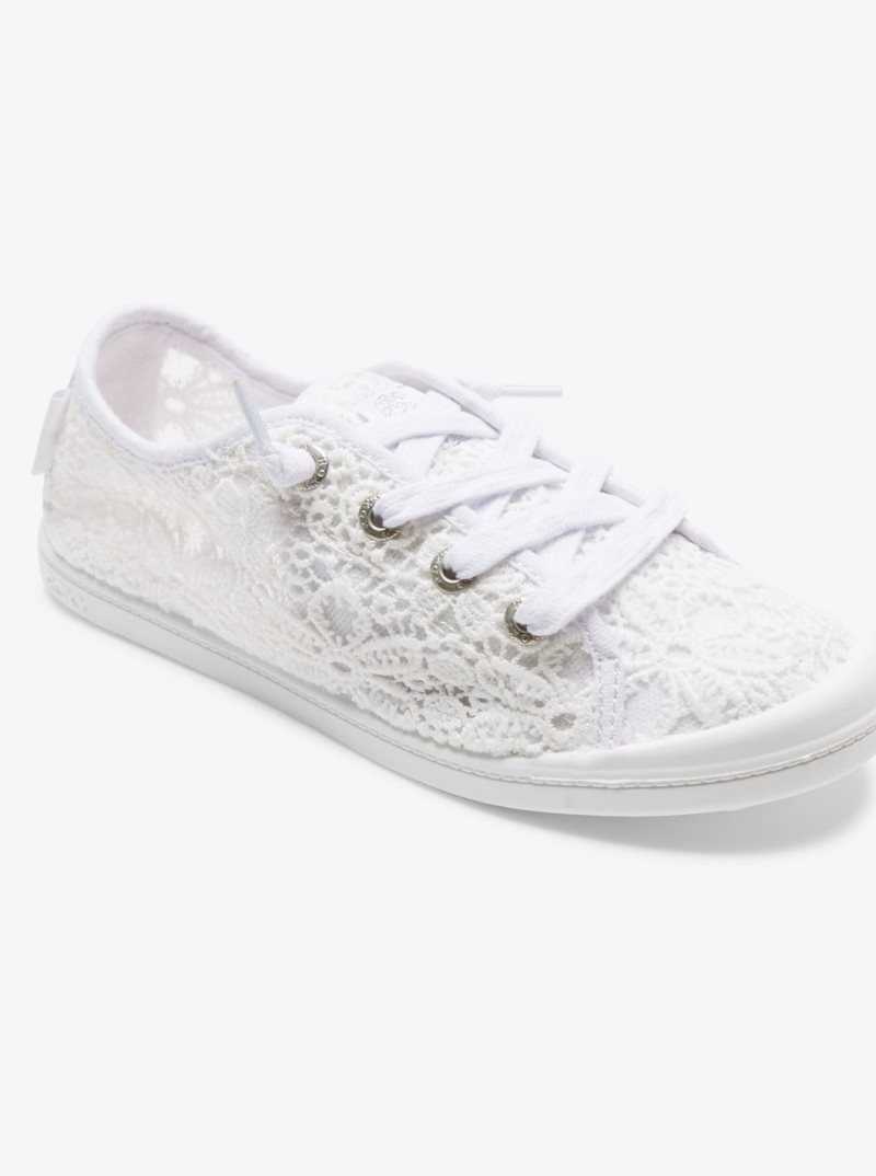 Baskets Roxy Bayshore Femme Blanche | 149630MSF