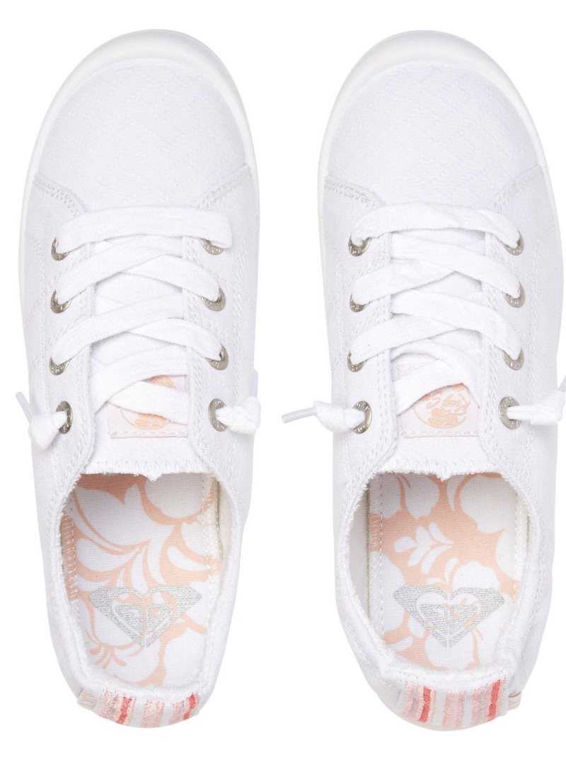 Baskets Roxy Bayshore Femme Blanche | 426753DVP