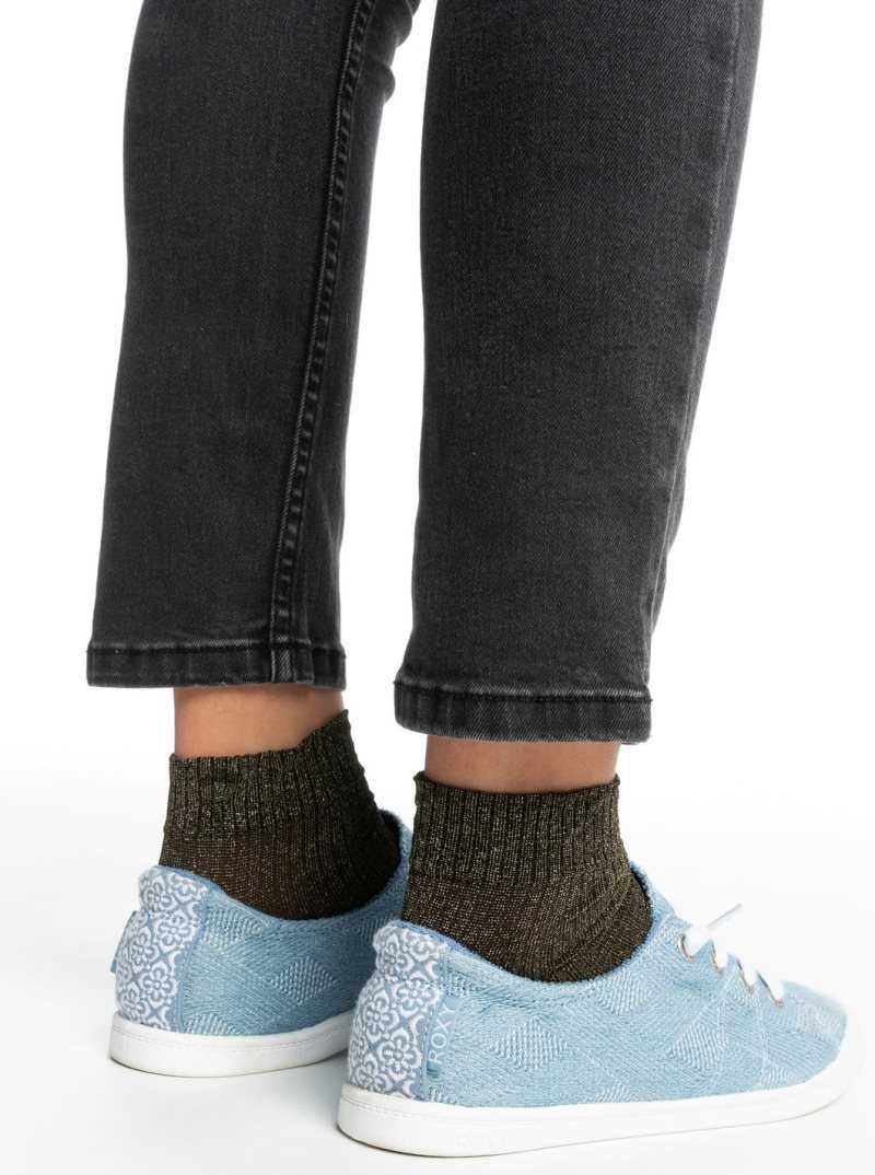 Baskets Roxy Bayshore Femme Bleu | 509348MJP