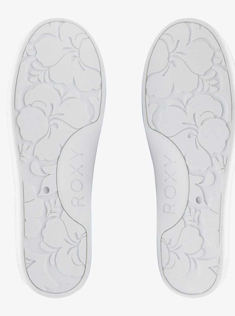 Baskets Roxy Bayshore Femme Bleu Blanche | 706492DKF
