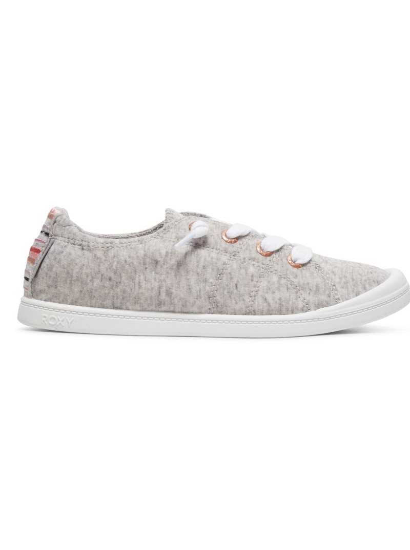 Baskets Roxy Bayshore Femme Grise Foncé | 609318JOM