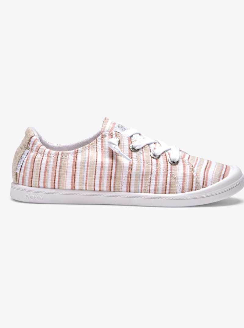 Baskets Roxy Bayshore Femme Marron | 218957YZA