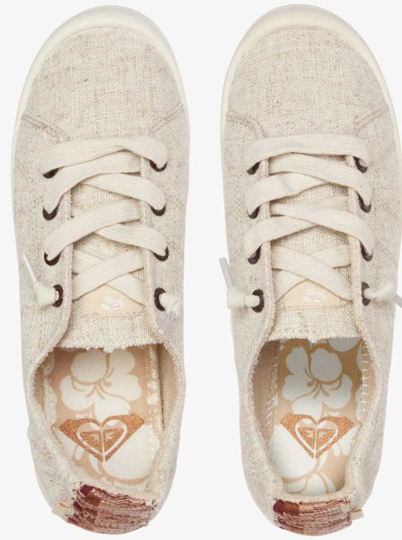 Baskets Roxy Bayshore Femme Marron Doré | 234758CVB