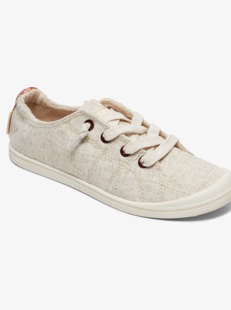 Baskets Roxy Bayshore Femme Marron Doré | 342871ADC