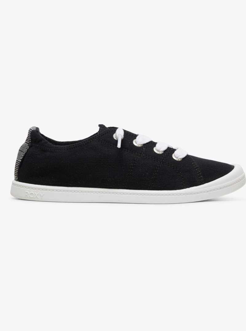 Baskets Roxy Bayshore Femme Noir Grise Foncé | 548709SVN