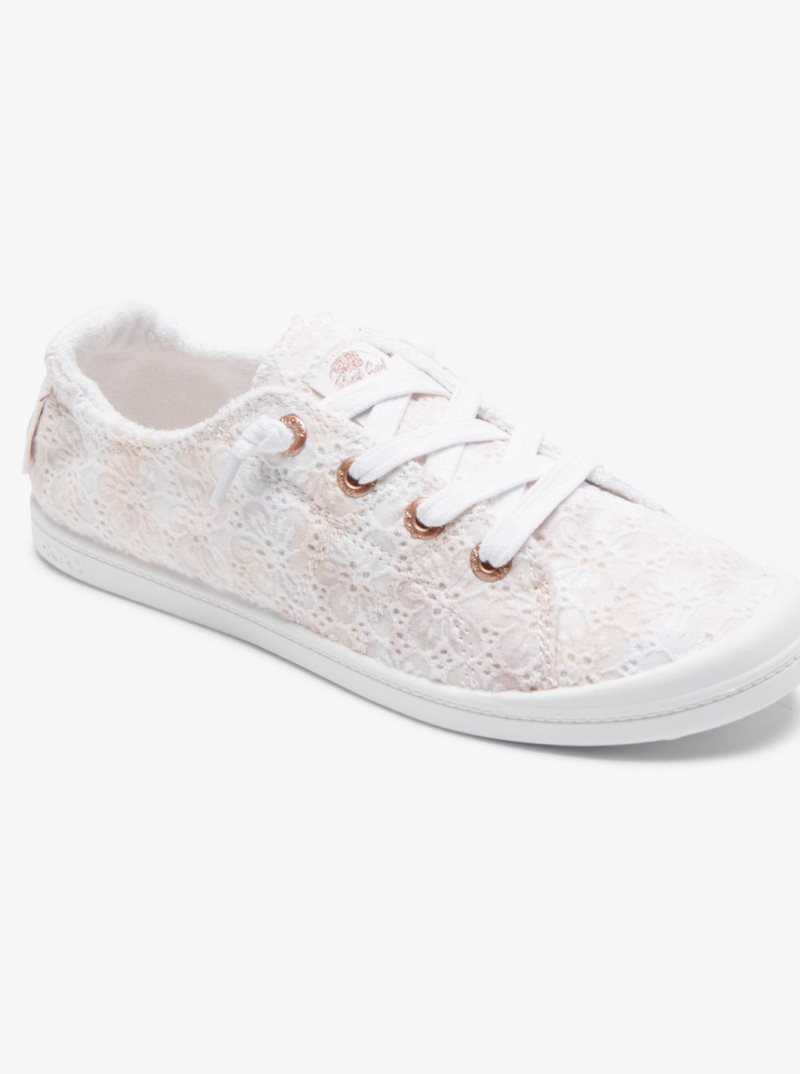 Baskets Roxy Bayshore Femme Rose | 489120LYS