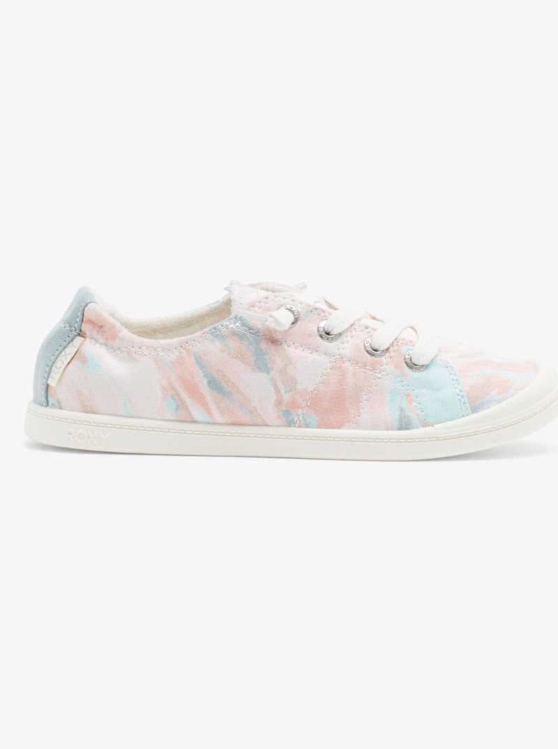 Baskets Roxy Bayshore Femme Vert Rose | 629031UDR