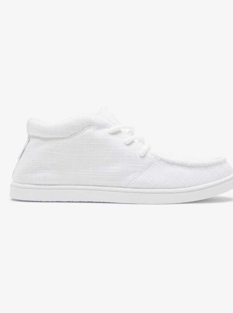 Baskets Roxy Minnow Mid Femme Blanche | 416382HMN