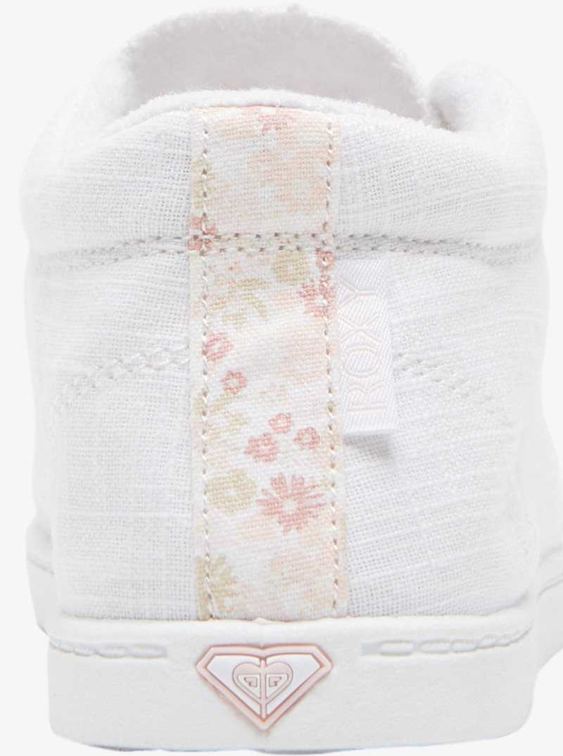 Baskets Roxy Minnow Mid Femme Blanche | 416382HMN