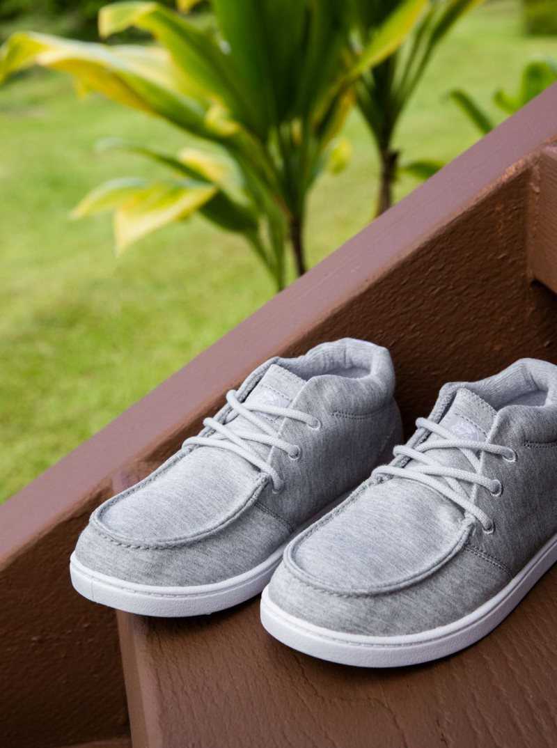 Baskets Roxy Minnow Mid Femme Grise | 504182LJE
