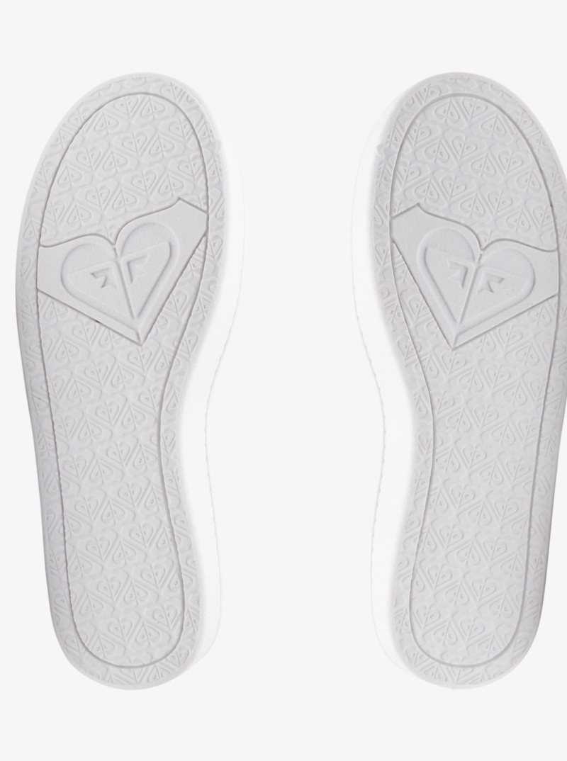 Baskets Roxy Minnow Plus Femme Blanche | 192480HKJ