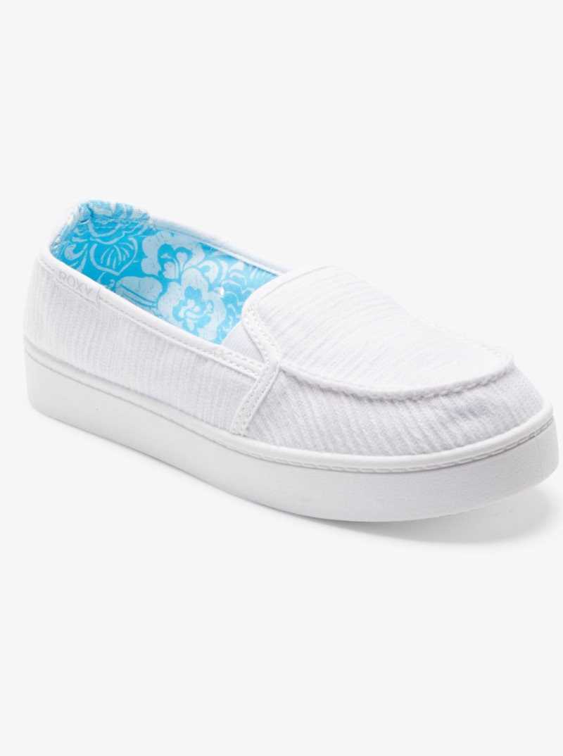 Baskets Roxy Minnow Plus Femme Blanche | 192480HKJ