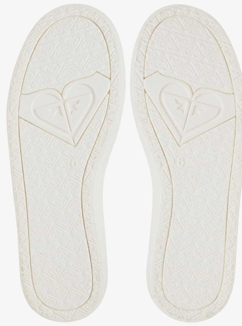 Baskets Roxy Minnow Slip On Femme Beige | 731250JDT