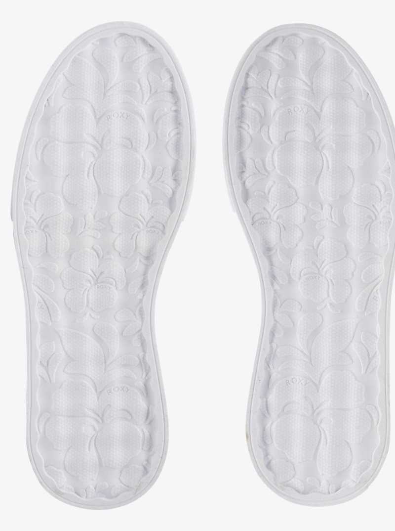 Baskets Roxy Rae Femme Blanche Orange | 514329FYL