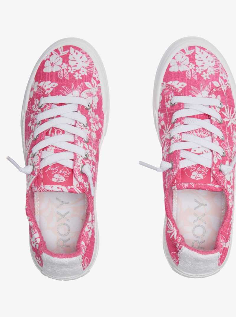 Baskets Roxy Rae Femme Rose Fleur | 530697IEV