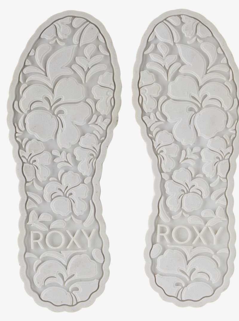 Baskets Roxy Sheilahh Slip On Femme Noir Blanche | 467593OLF