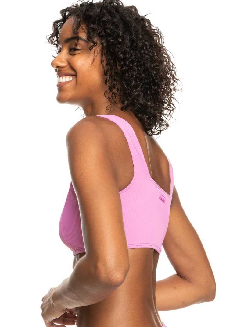 Bikinis Roxy Active Rib Bralette Femme | 053218TRW