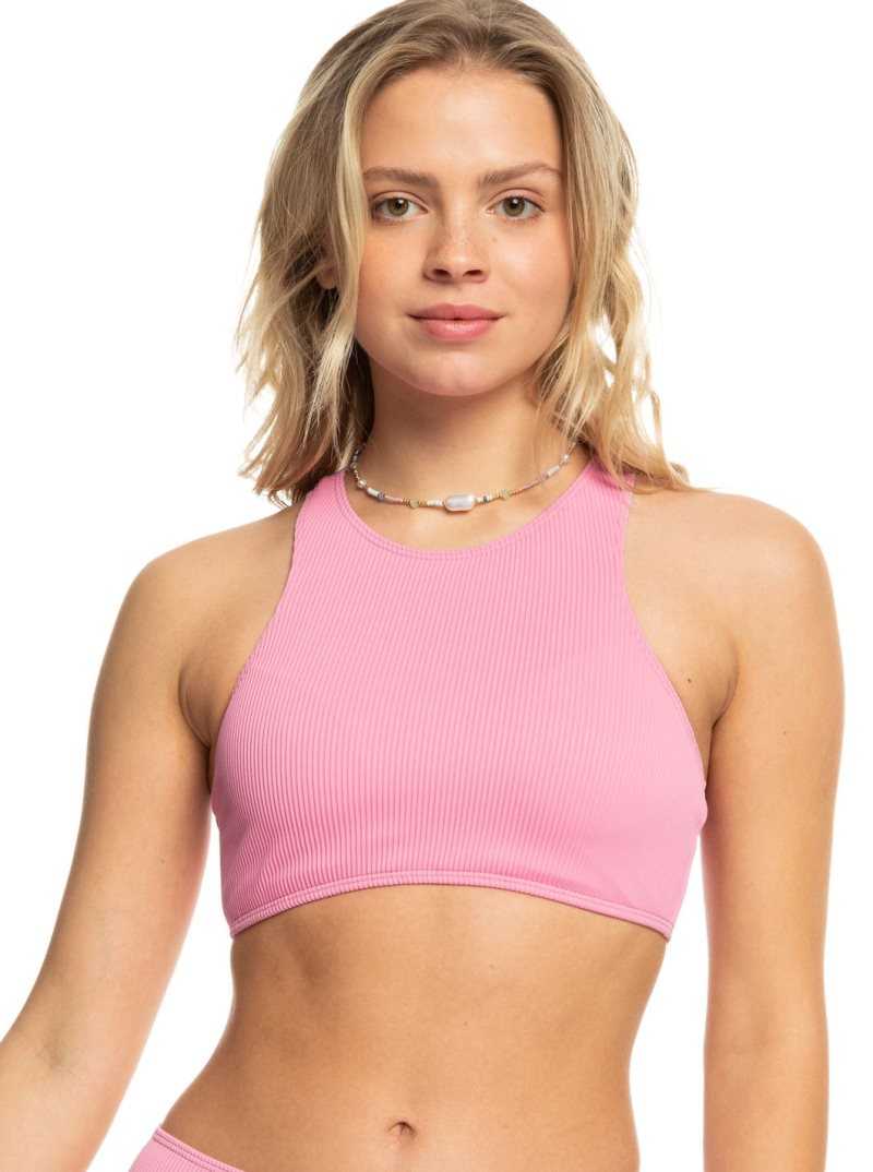 Bikinis Roxy Active Rib Crop Top Femme | 385691MDP