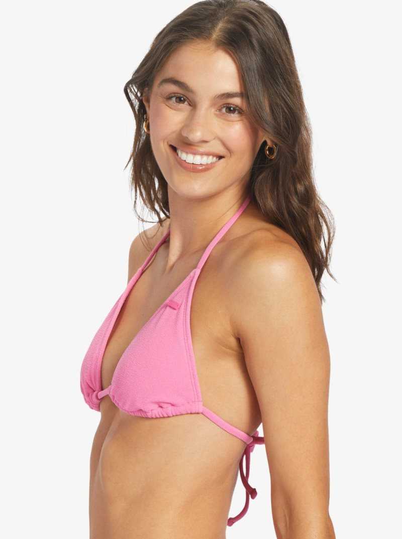 Bikinis Roxy Hawaiian Heat Elongated Triangle Femme Rose | 197360OFX