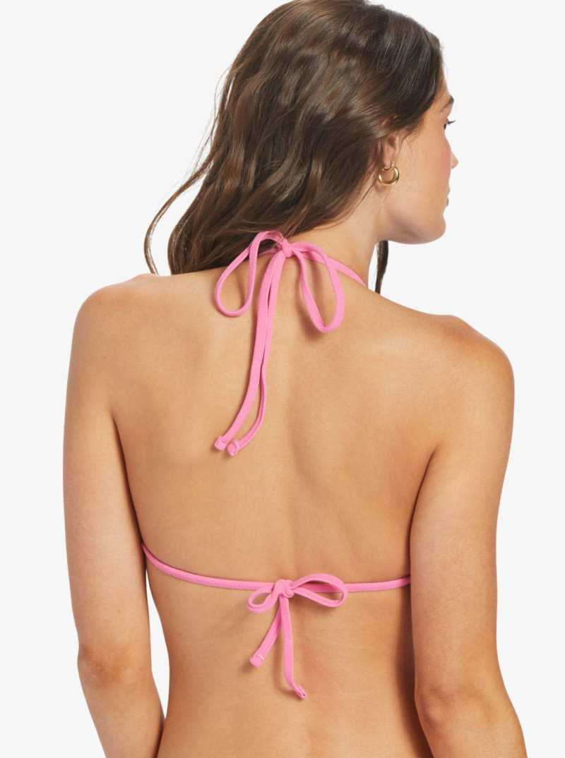 Bikinis Roxy Hawaiian Heat Elongated Triangle Femme Rose | 197360OFX