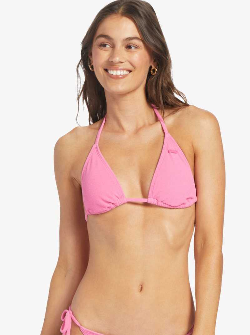 Bikinis Roxy Hawaiian Heat Elongated Triangle Femme Rose | 197360OFX