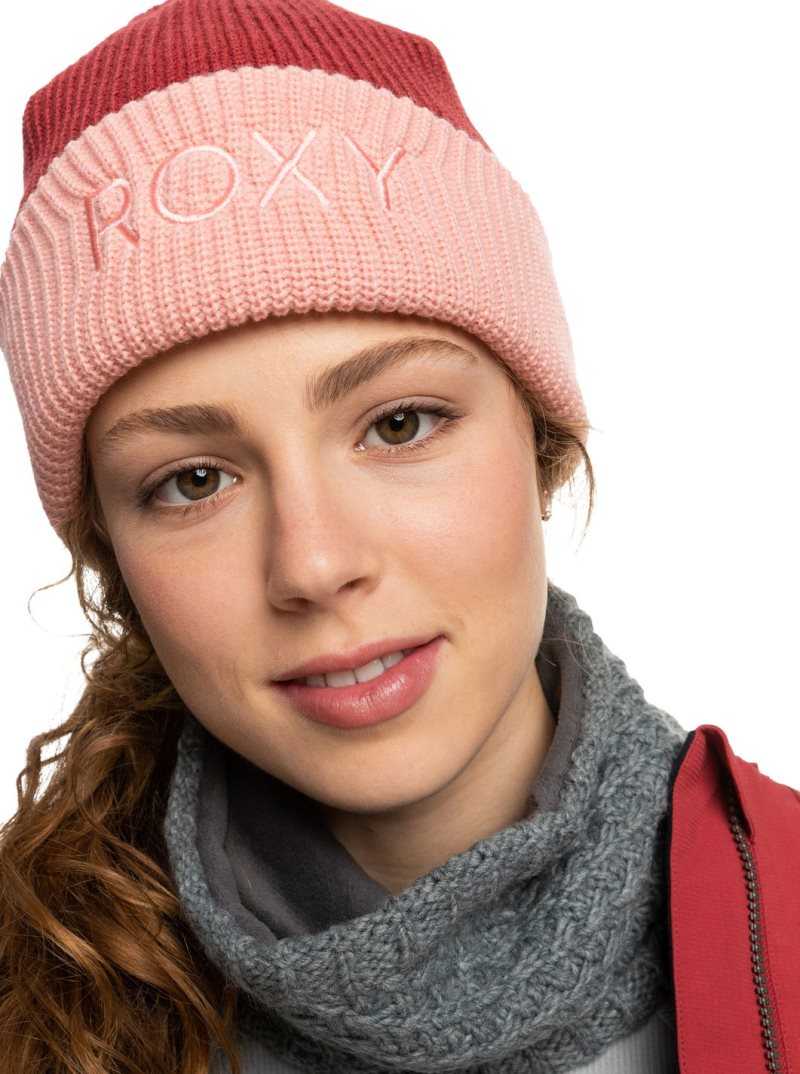 Bonnet Roxy Freja Femme Rouge Foncé | 184723BYX