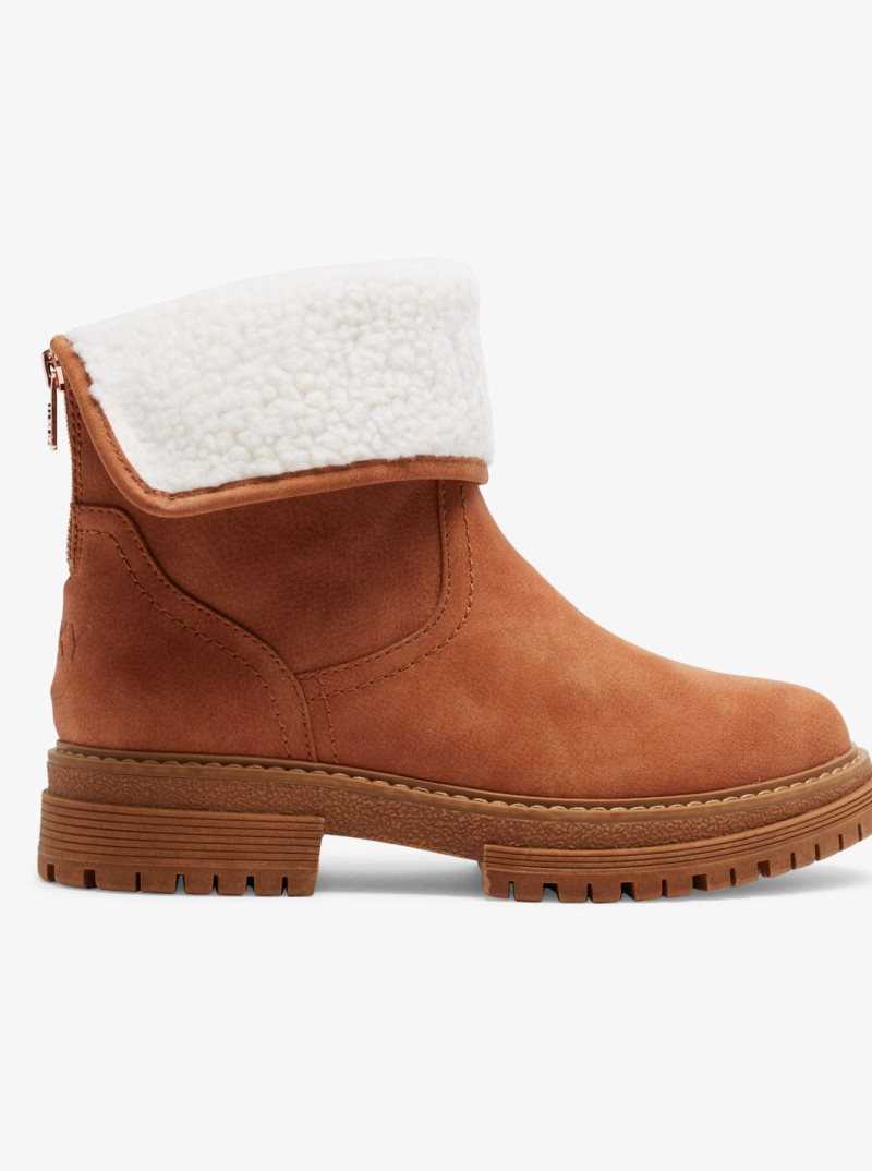 Bottes Roxy Fall Slip On Femme Marron | 538612OGD
