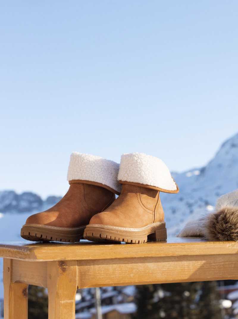Bottes Roxy Fall Slip On Femme Marron | 538612OGD