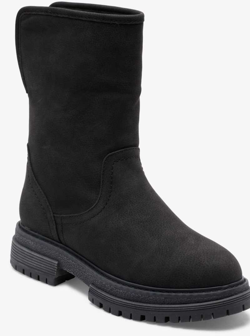 Bottes Roxy Fall Slip On Femme Noir | 674210FHZ