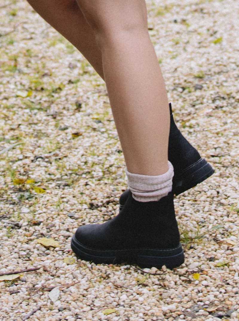 Bottes Roxy Lorena Chelsea Slip On Femme Noir | 426897BFP