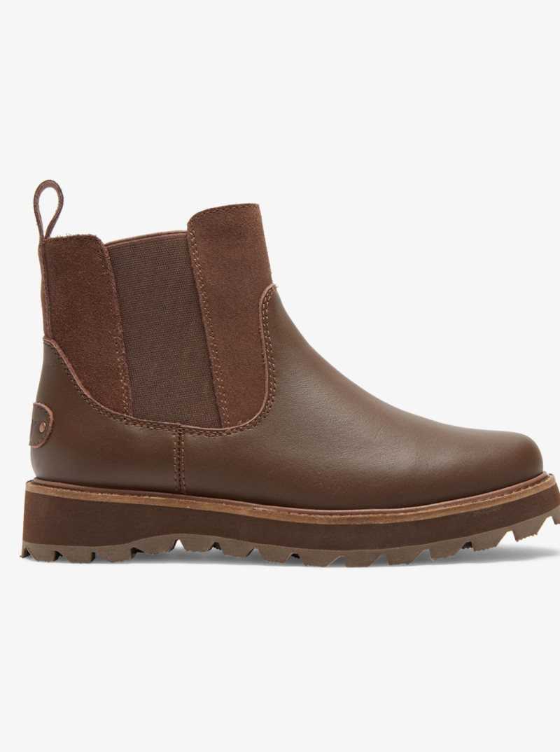 Bottes Roxy Marren Chelsea Femme Marron | 069258UHQ