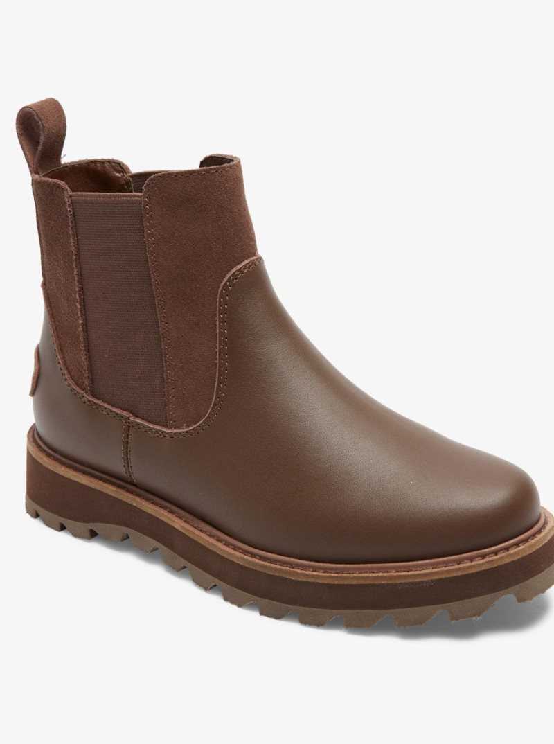 Bottes Roxy Marren Chelsea Femme Marron | 069258UHQ