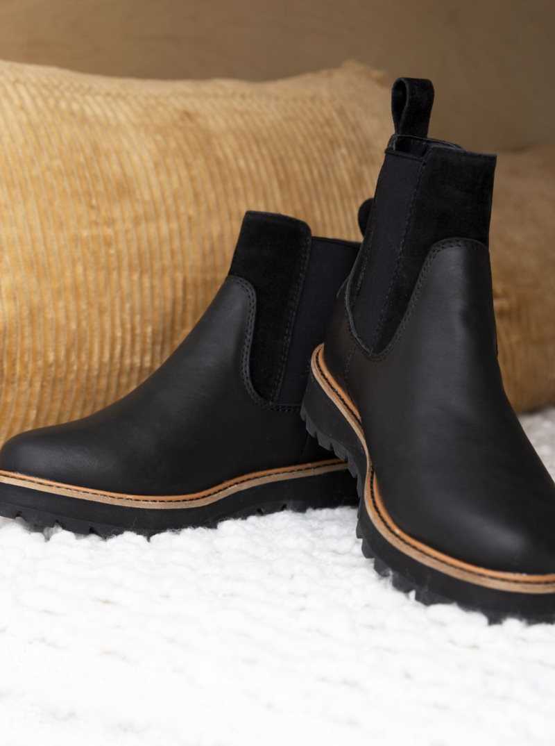 Bottes Roxy Marren Chelsea Femme Noir | 398056HFX