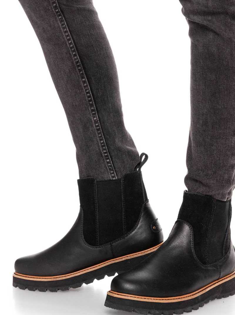 Bottes Roxy Marren Chelsea Femme Noir | 398056HFX