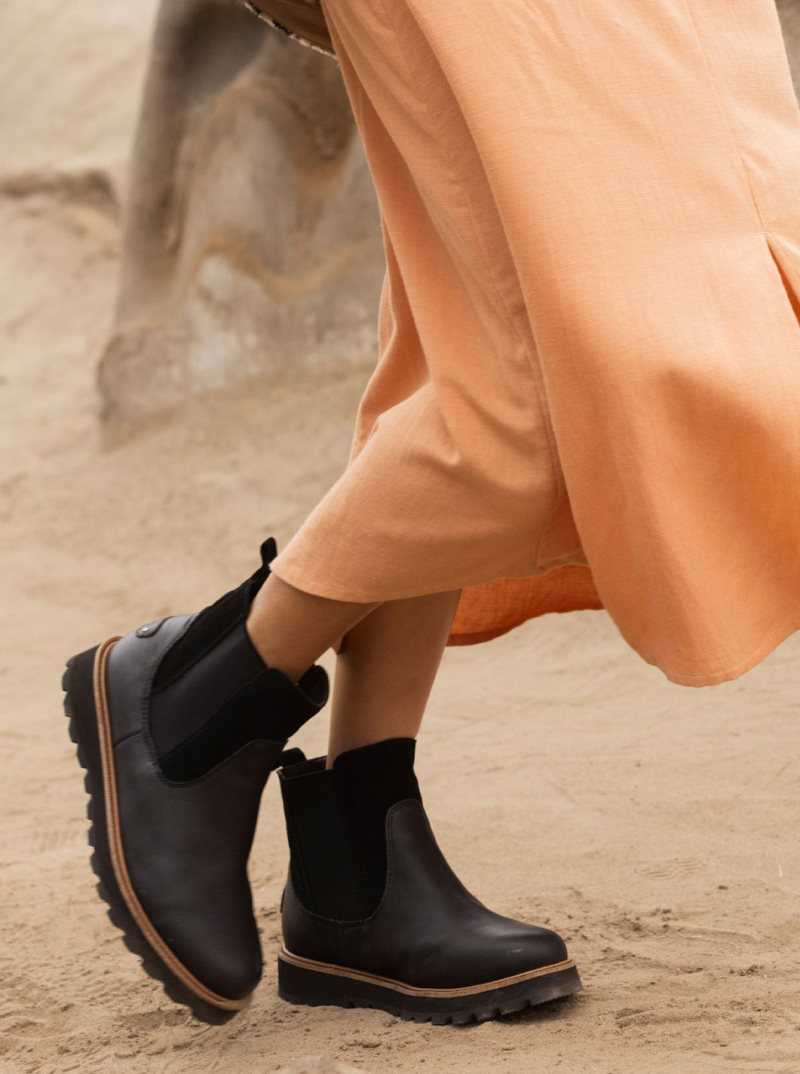 Bottes Roxy Marren Chelsea Femme Noir | 398056HFX