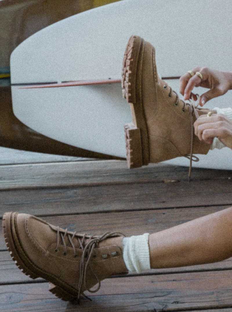 Bottes Roxy Travail It Femme Marron | 136095IOS