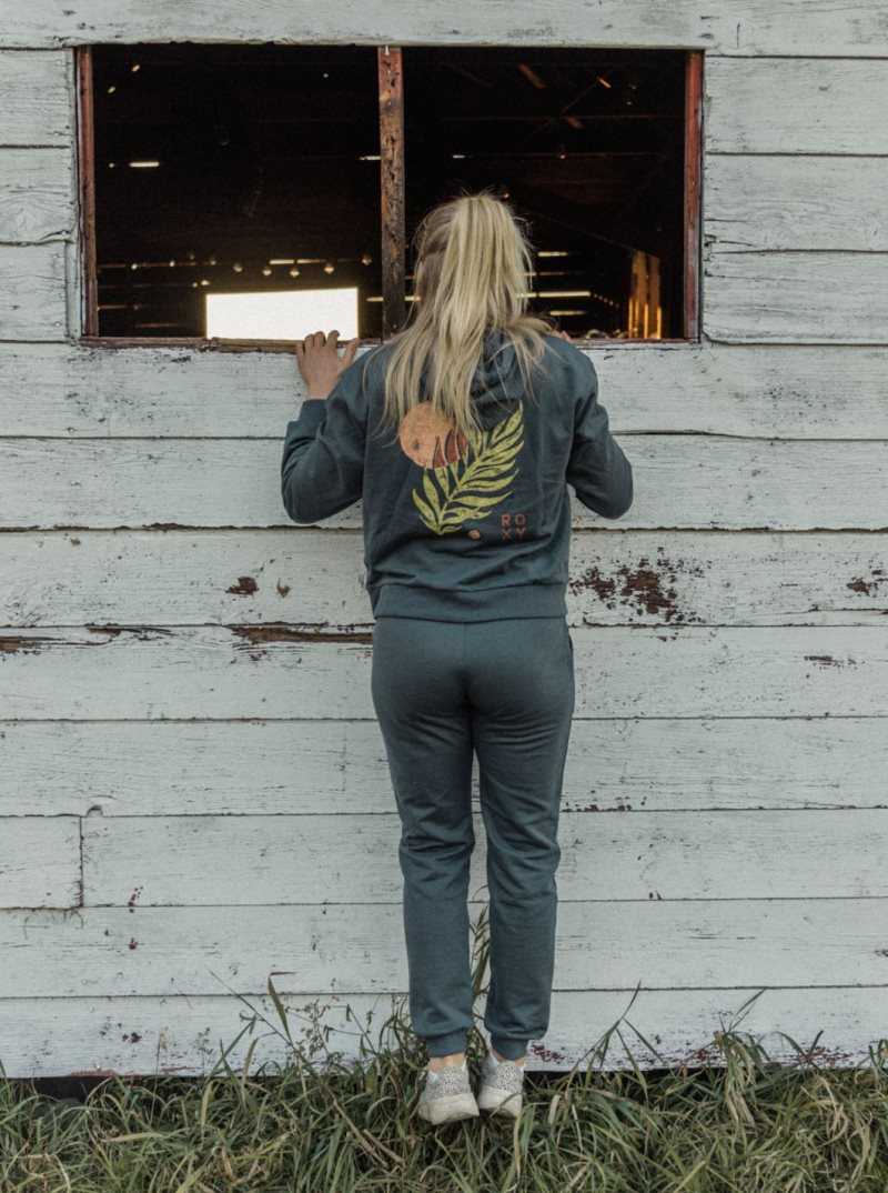 Chandails En Molleton Roxy Afternoon Hike Hoodie Femme | 371082ZKI