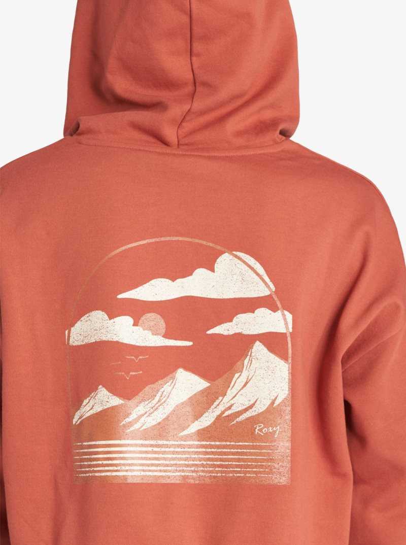 Chandails En Molleton Roxy Afternoon Hike Pullover Hoodie Femme | 590742EDY