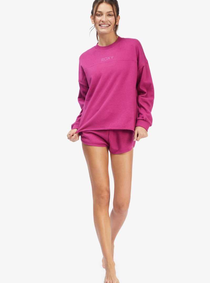 Chandails En Molleton Roxy Come Around Crewneck Femme | 345019TOD