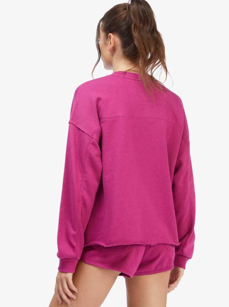 Chandails En Molleton Roxy Come Around Crewneck Femme | 345019TOD