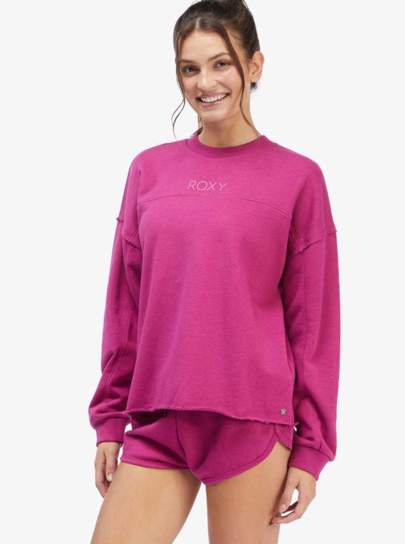 Chandails En Molleton Roxy Come Around Crewneck Femme | 345019TOD