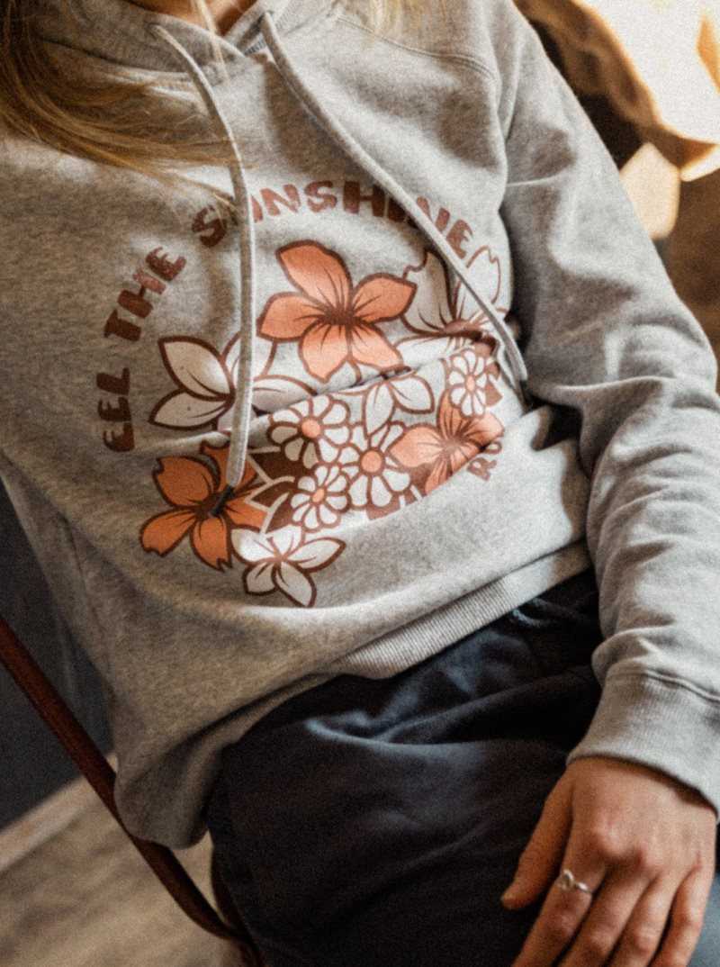 Chandails En Molleton Roxy Feel The Sunshine Go Off Hoodie Femme | 841250OYJ
