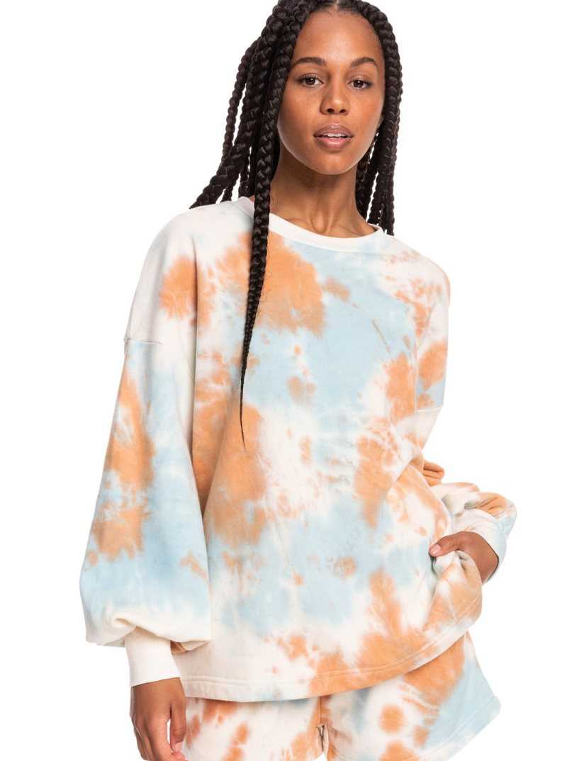 Chandails En Molleton Roxy Kindred Souls Femme Blanche | 261708XKY