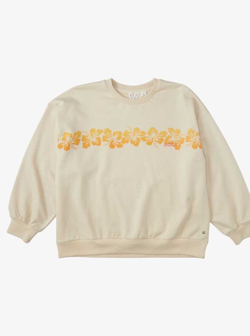 Chandails En Molleton Roxy Morning Hike D Long Sleeve Crew Neck Femme | 706341FES