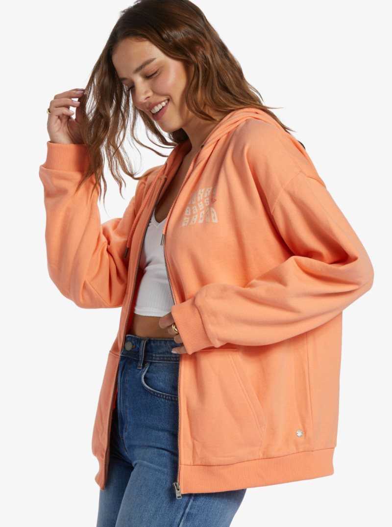Chandails En Molleton Roxy Oversized Evening Hike A Oversize Hoodie Femme | 927638SFE