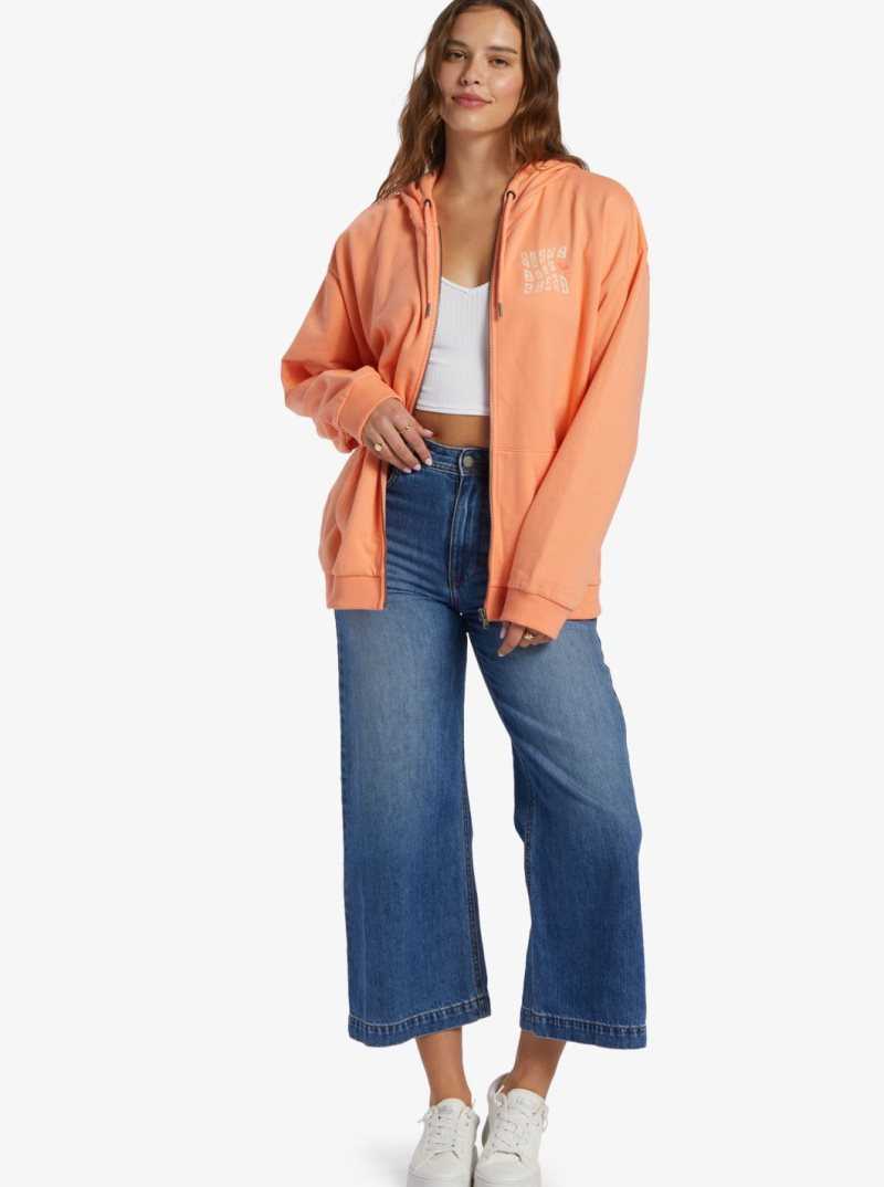 Chandails En Molleton Roxy Oversized Evening Hike A Oversize Hoodie Femme | 927638SFE
