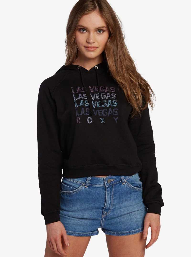 Chandails En Molleton Roxy Rainbow Vegas Las Vegas Hoodie Femme Noir | 138469AVO