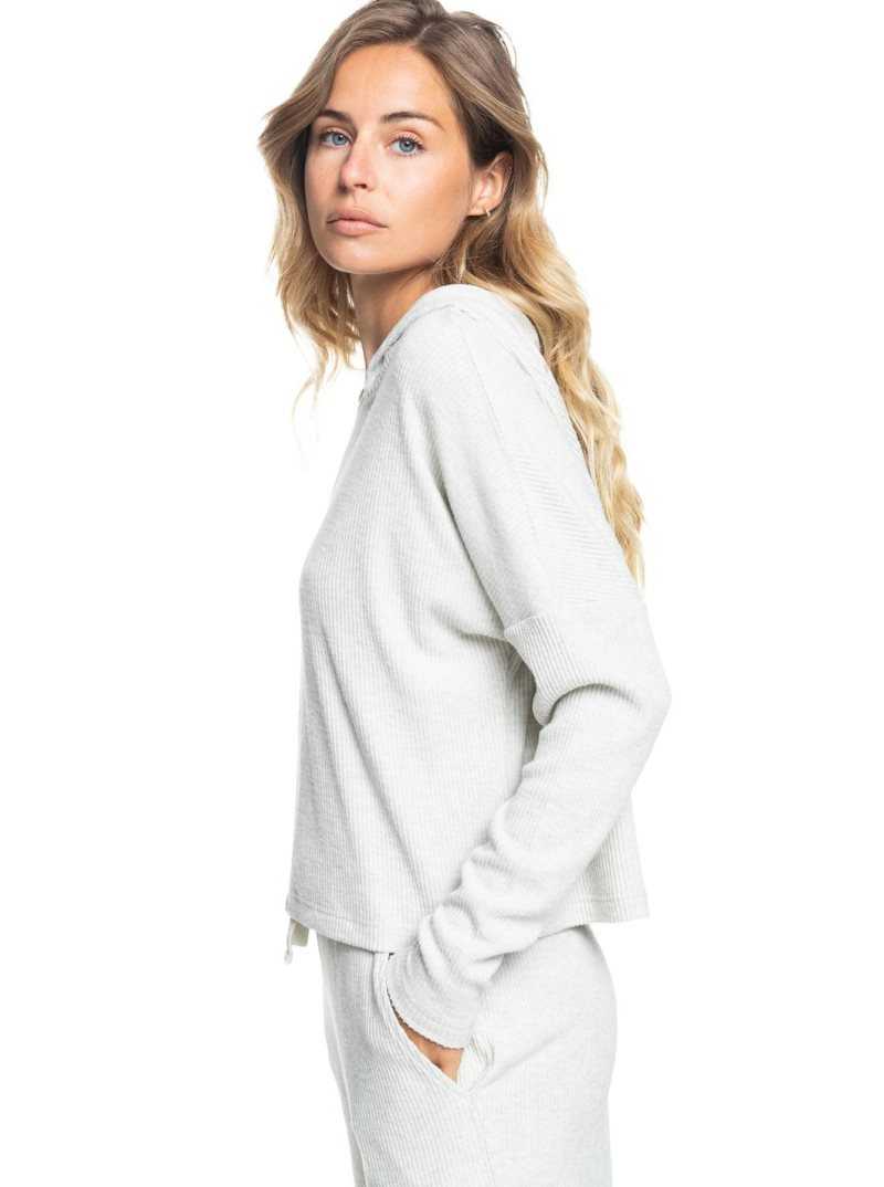 Chandails En Molleton Roxy Sunday Morning Hoodie Femme | 701892KUH