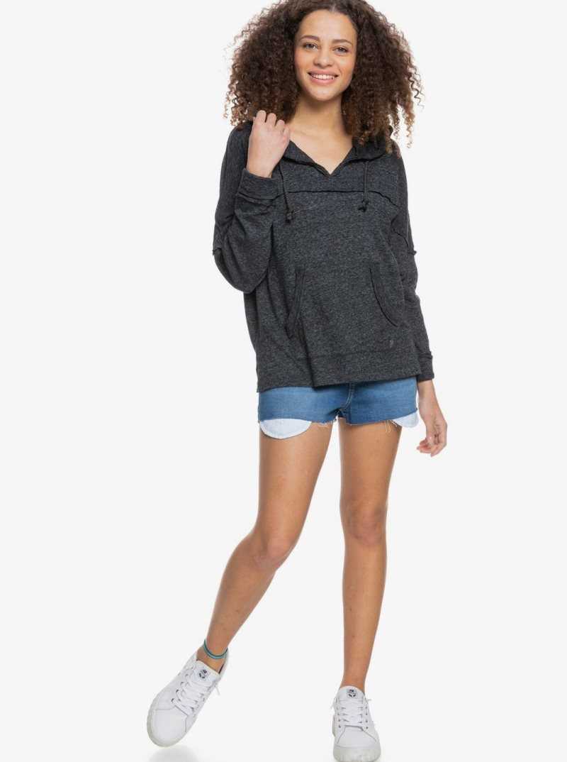 Chandails En Molleton Roxy Surfer Paradise Knit Femme Grise Foncé | 365078GPC