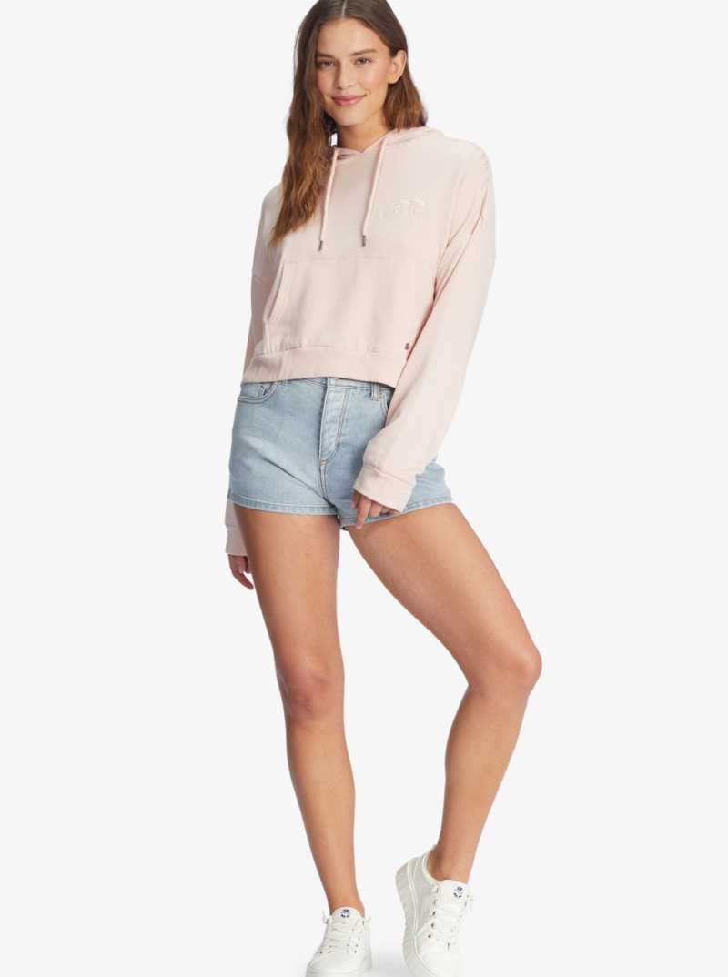 Chandails En Molleton Roxy Surfing By Daylight Hoodie Femme Corail | 671430GFA